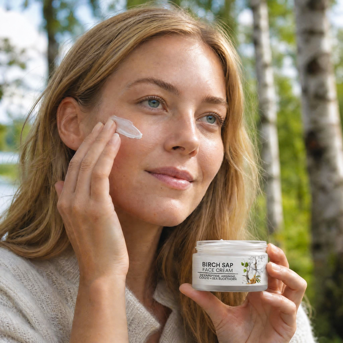 Nordic Peptide Face Cream with Seabuckthorn - Organic Birch Sap